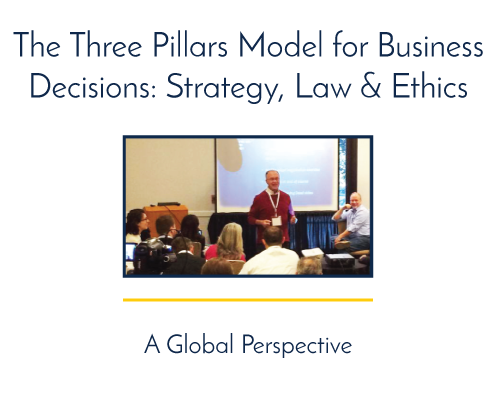 The Three Pillars Model for Business Decisions: Strategy, Law & Ethics