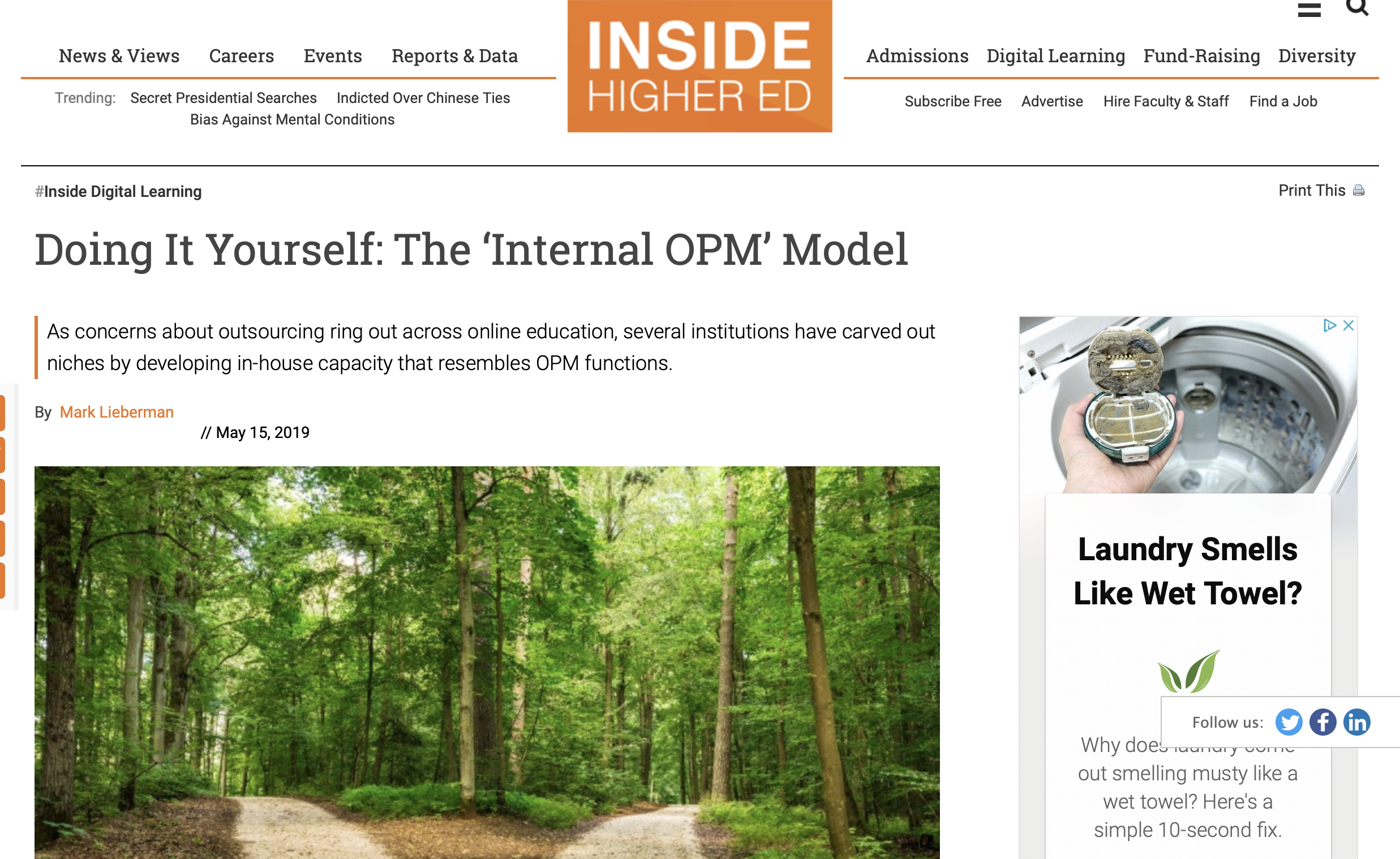 Doing It Yourself: The ‘Internal OPM’ Model