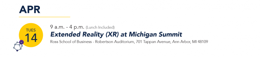 XR at Michigan Summit 4/14