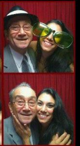 photo booth pictures of Priscilla Nunez and Frankie Matos