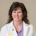 (Image of Michelle Aebersold, U-M Clinical Professor of Nursing.)