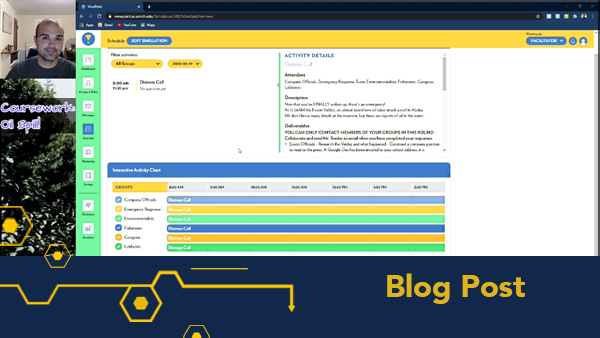 ViewPoint Teaches High School Class About Collaboration, Democracy and Disaster Response in Oil Spill Simulation