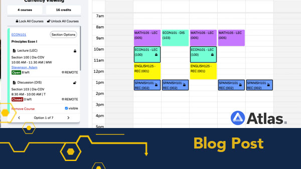 New schedule building tool adds a student-centric approach, user-friendly features to help students build fall schedules