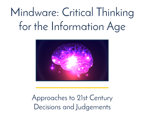 Mindware Critical Thinking for the Information Age